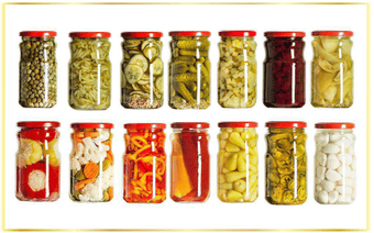 Canned Pickles Roasted products