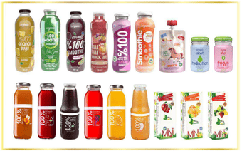 Organic Fruit Vegetable Juices