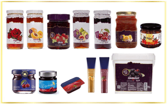 Fruit jams Marmalades Picnic jams